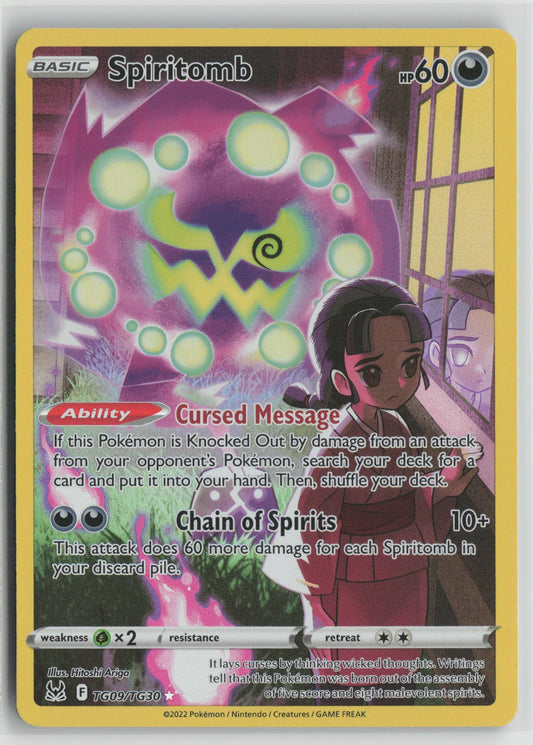 Spiritomb Ultra Rare Holo SWSH11: TG TG09/TG30 NM
