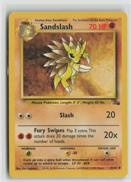 Sandslash Uncommon Unlimited FO 41/62 MP