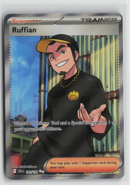 Ruffian Ultra Rare Holo JTG 181/159 NM