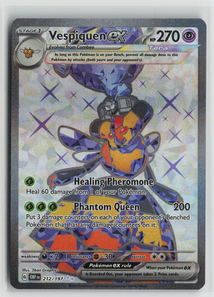 Vespiquen ex Ultra Rare Holo OBF 212/197 NM