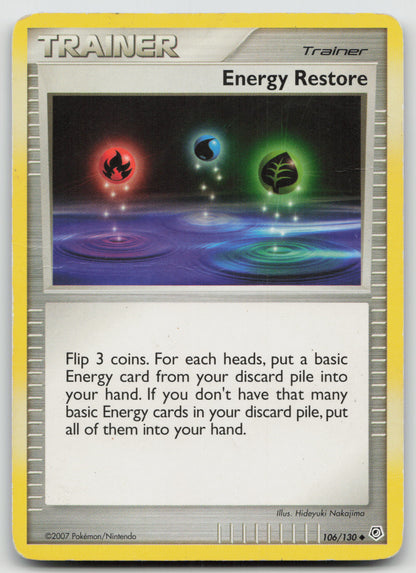Energy Restore Uncommon Normal DP 106/130 HP