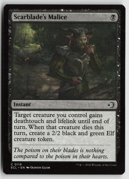 Scarblade's Malice C ECL 119 NM