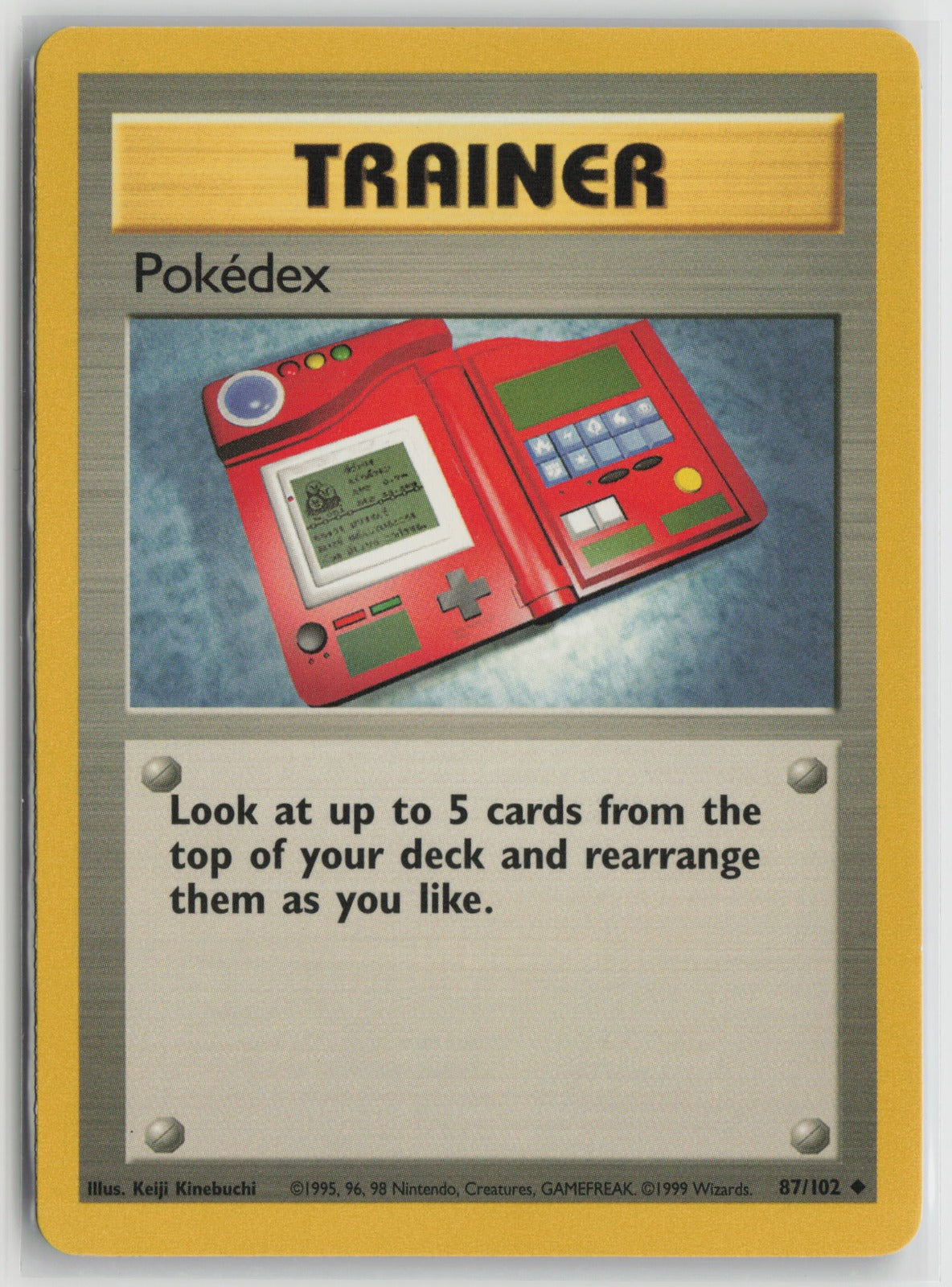Pokedex Uncommon BS 087/102 LP