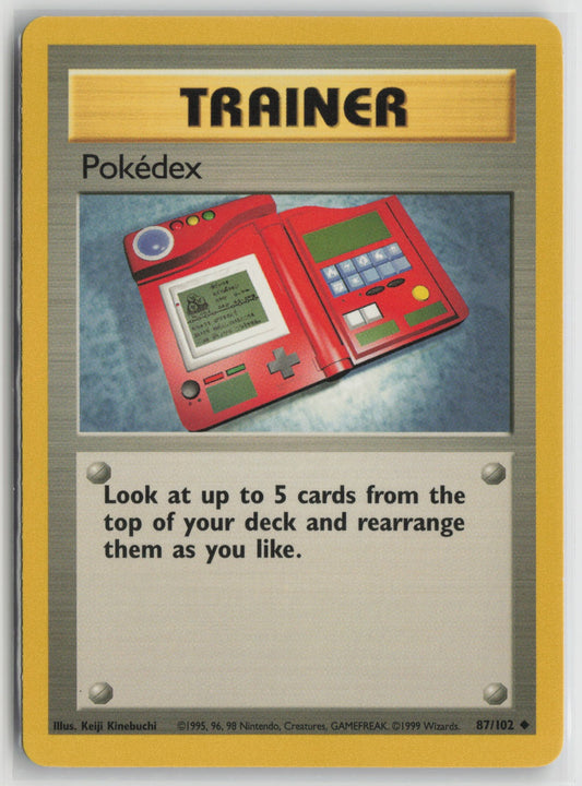 Pokedex Uncommon BS 087/102 LP