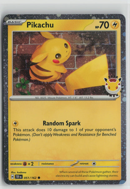Pikachu (Pokemon Day 2026) Common Holo MCAP 051/162 NM