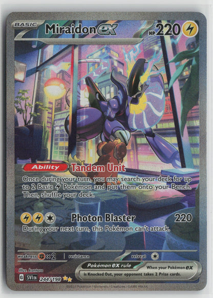 Miraidon ex Special Illustration Rare Holo SVI 244/198 NM