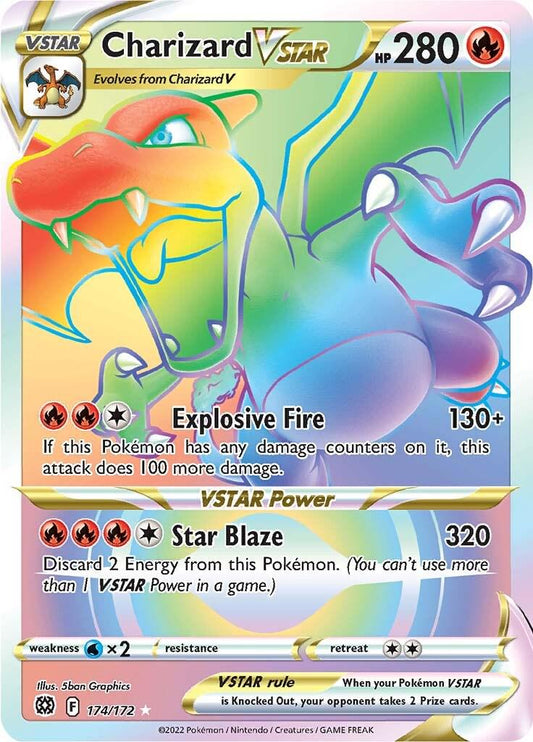 Charizard Vstar - Brilliant Stars 174/172