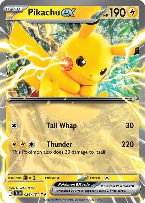 Pikachu EX - Prismatic Evolutions #028/131