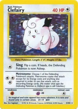 Clefairy - Base Set #5/102