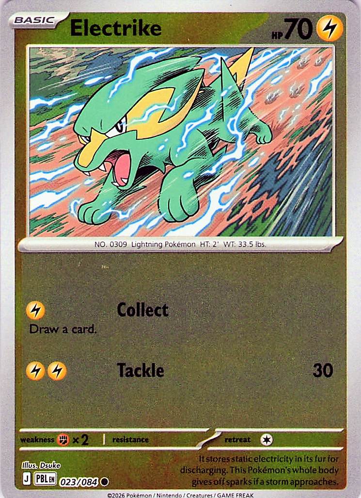 Electrike Common Reverse Holo PBL 023/084 NM