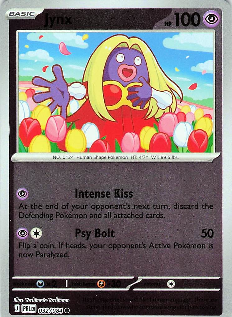 Jynx Common Reverse Holo PBL 032/084 NM