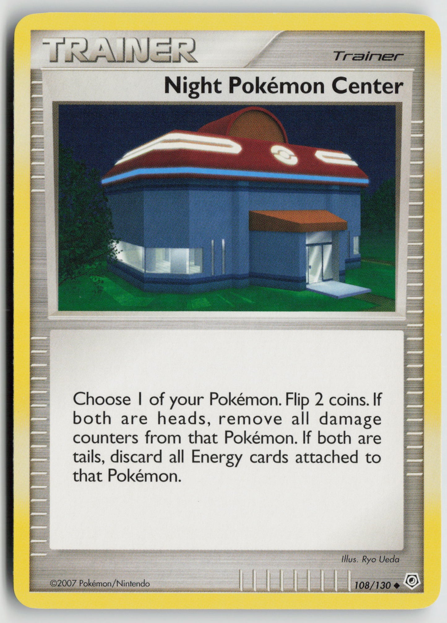Night Pokemon Center Uncommon Diamond and Pearl 108/130 NM