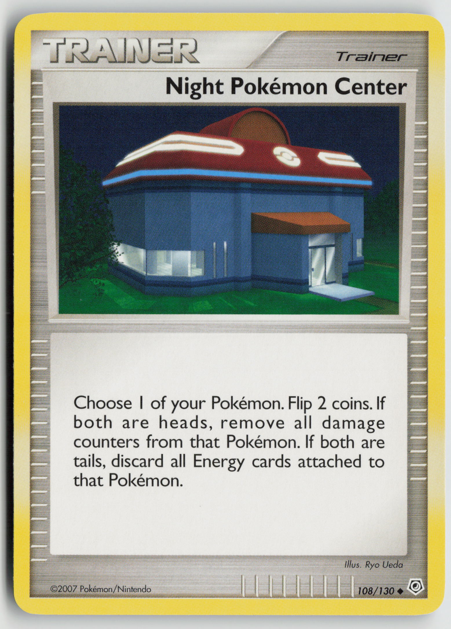 Night Pokemon Center Uncommon Diamond and Pearl 108/130 NM