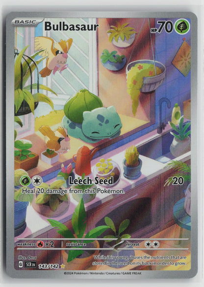 Bulbasaur Illustration Rare Holo SCR 143/142 NM