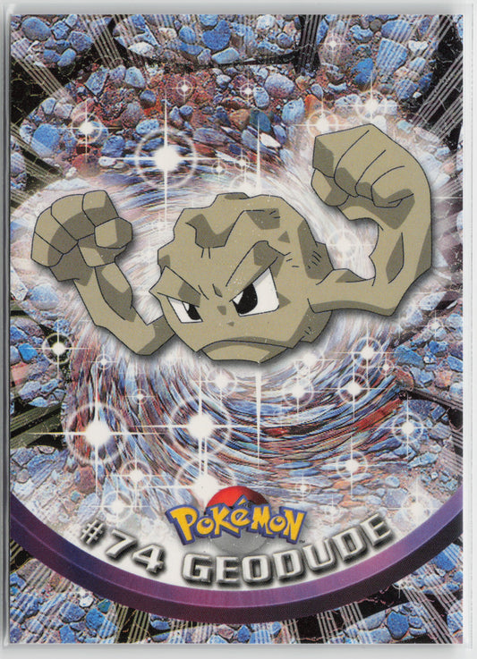 Geodude #74 Topps TV Animation Series 1999 Non-Holo LP