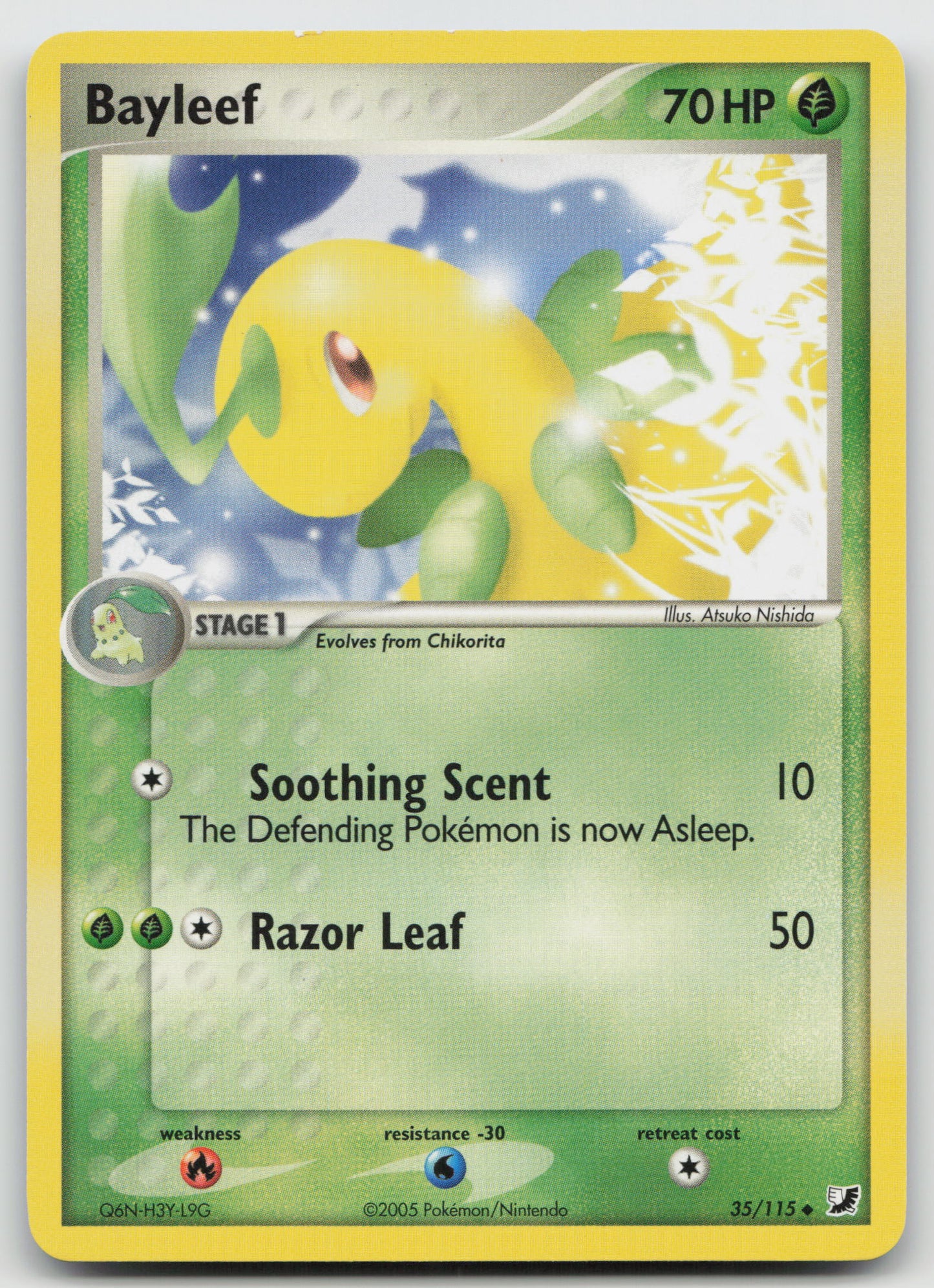 Bayleef Uncommon Normal UF 35/115 LP