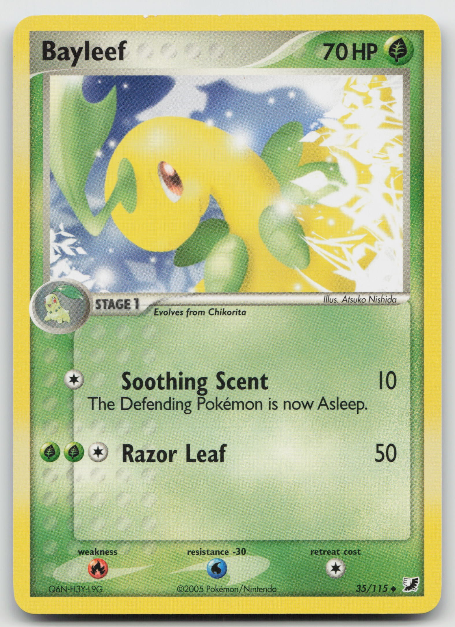 Bayleef Uncommon Normal UF 35/115 LP