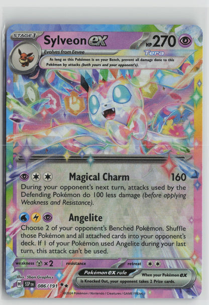 Sylveon ex Double Rare Holo SSP 086/191 NM