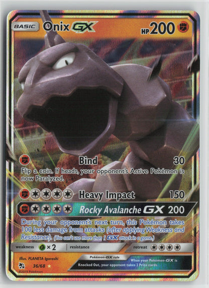 Onix GX Ultra Rare Holo HIF 36/68 NM