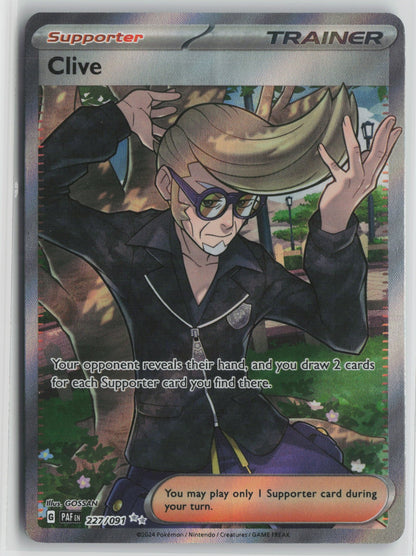 Clive - Ultra Rare Holo PAF 227/091 NM