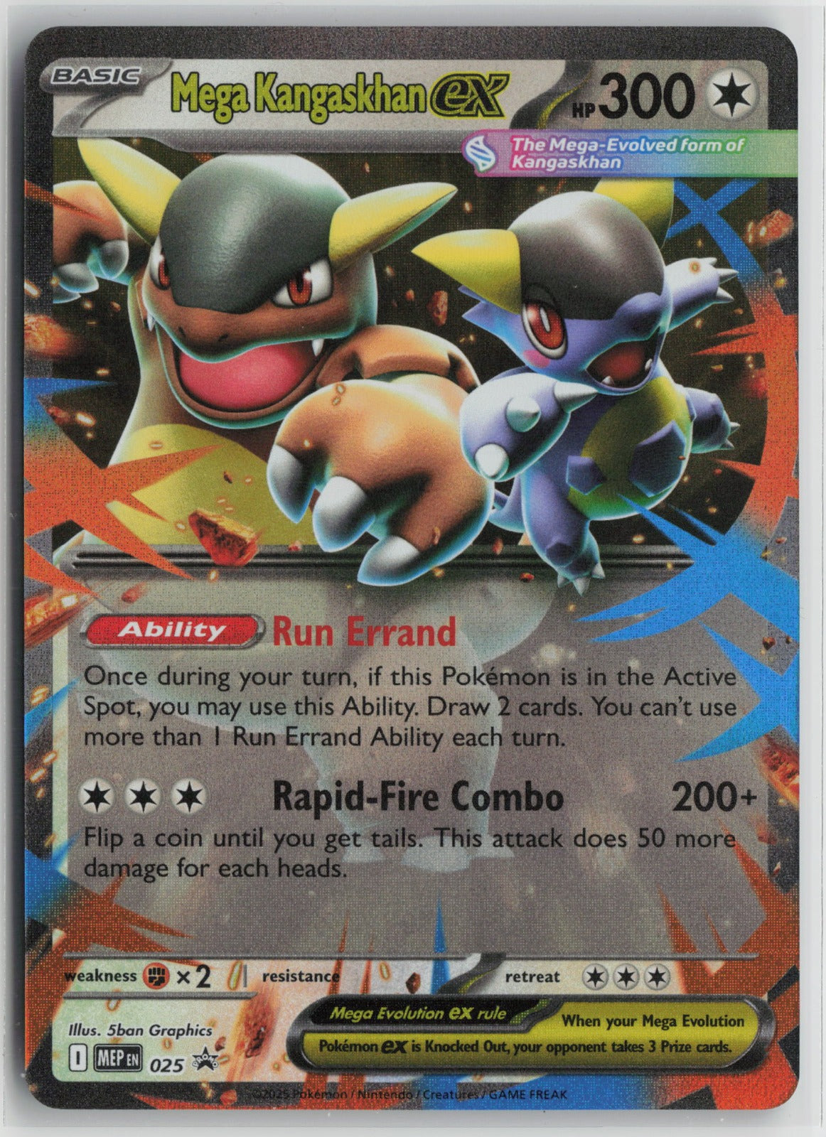 Mega Kangaskhan ex - Promo Holo MEP 025 NM