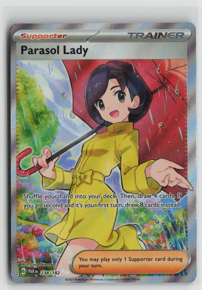 Parasol Lady Ultra Rare Holo PAR 238/182 NM