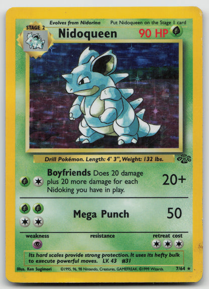 Nidoqueen (7) Holo Rare Holo JU 07/64 HP