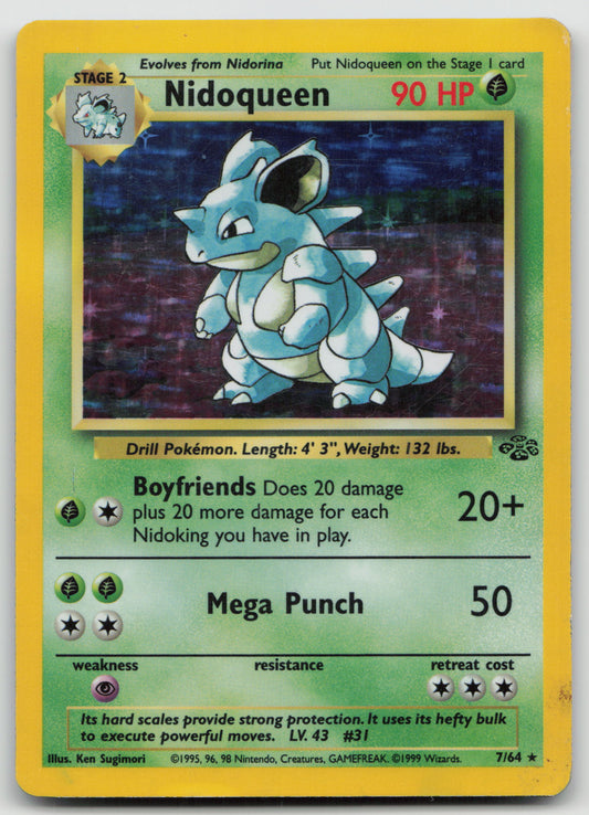 Nidoqueen (7) Holo Rare Holo JU 07/64 HP
