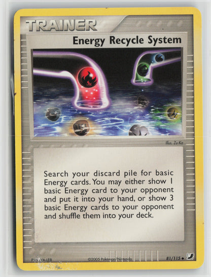 Energy Recycle System Uncommon UF 81/115 DMG