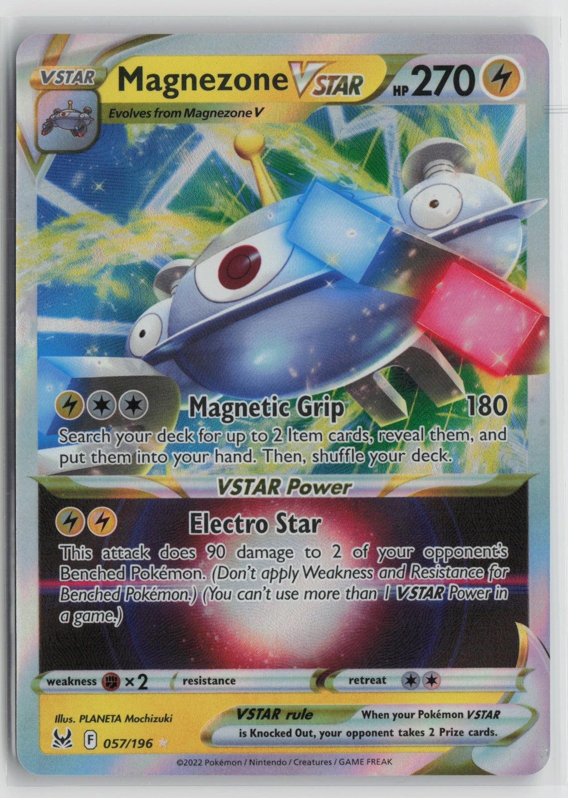 Magnezone VSTAR Ultra Rare Holo SWSH11 057/196 NM