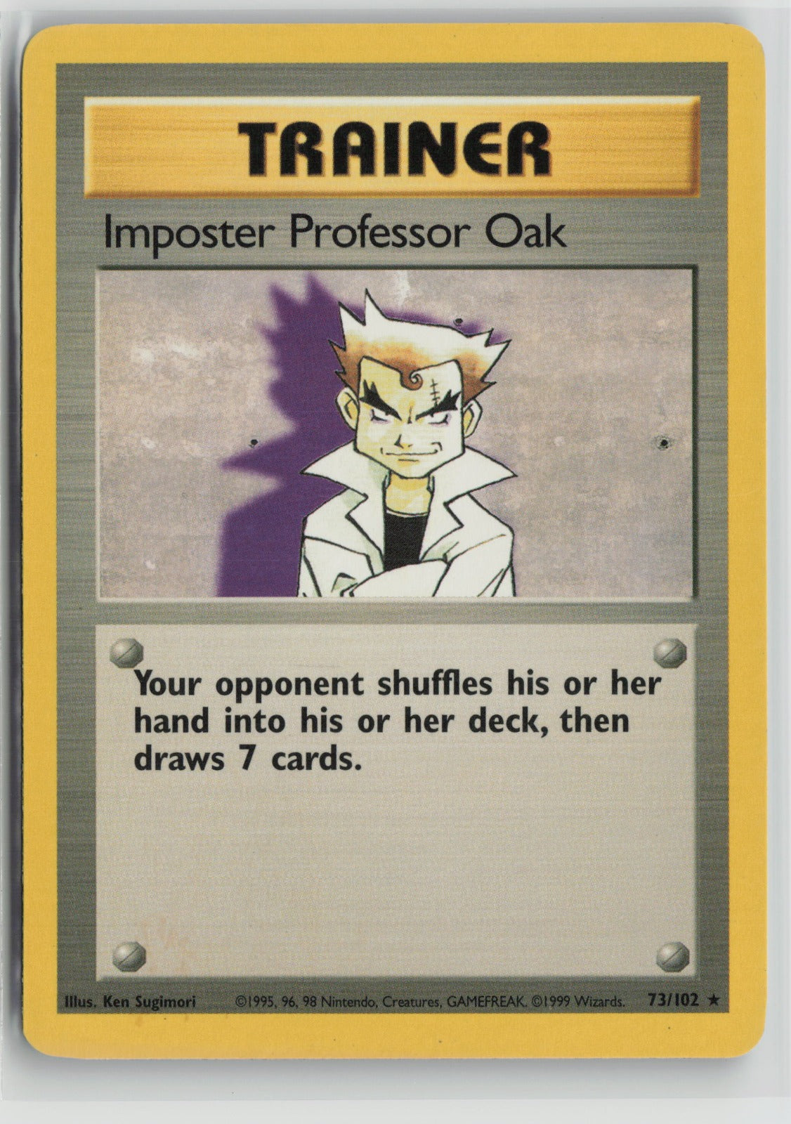 Imposter Professor Oak Rare BS 073/102 HP