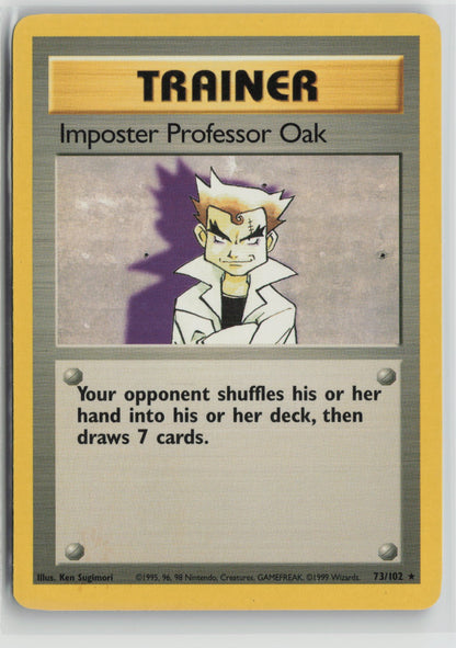Imposter Professor Oak Rare BS 073/102 HP