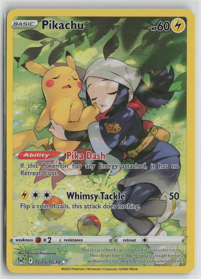 Pikachu Ultra Rare Holo SWSH11: TG TG05/TG30 NM