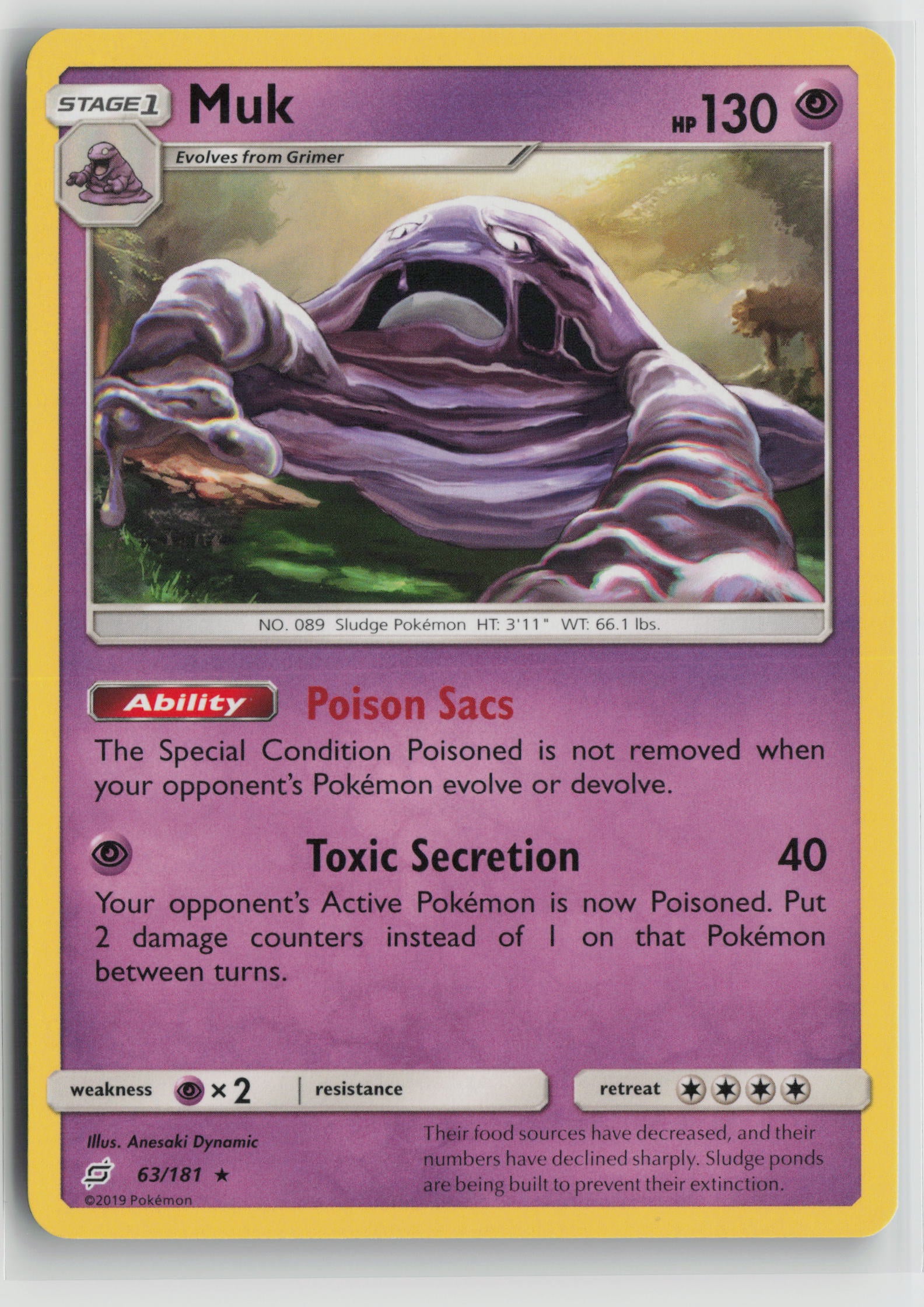 Muk Rare SM - Team Up 63/181 NM