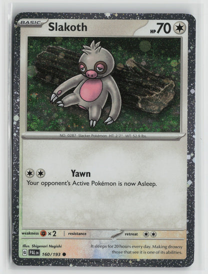 Slakoth (Cosmos Holo) Common Holo MCAP 160/193 NM