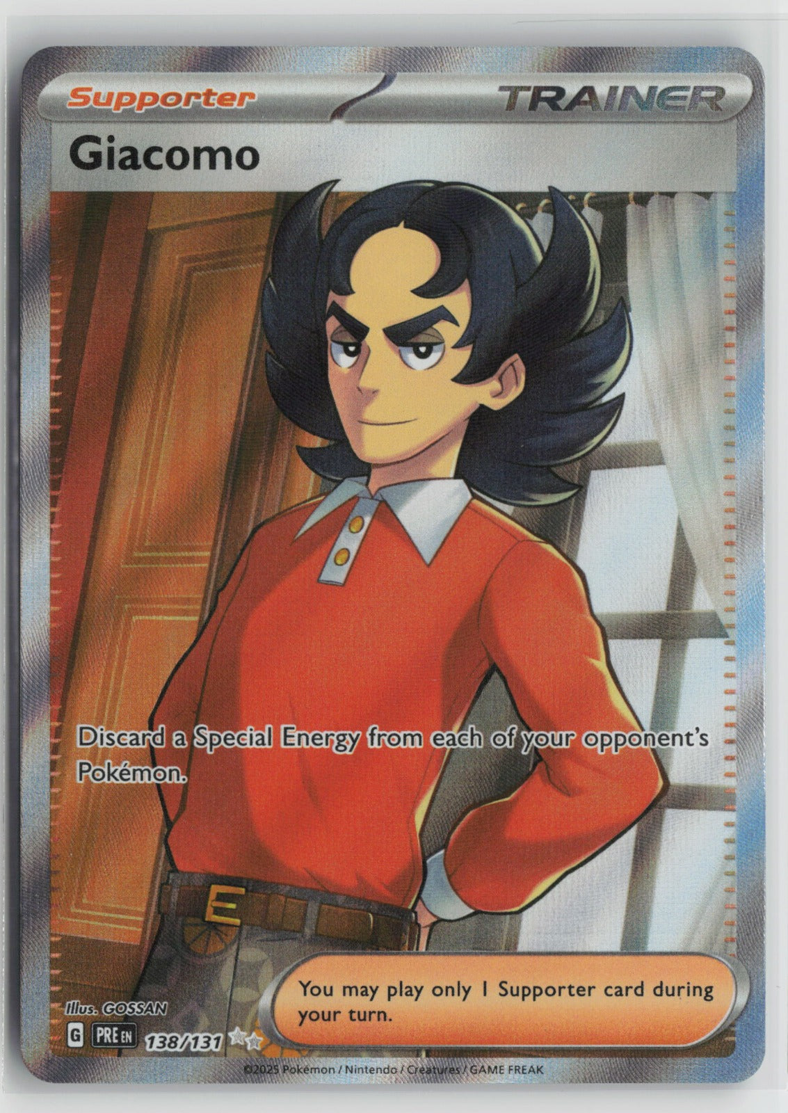 Giacomo Ultra Rare Holo PRE 138/131 NM
