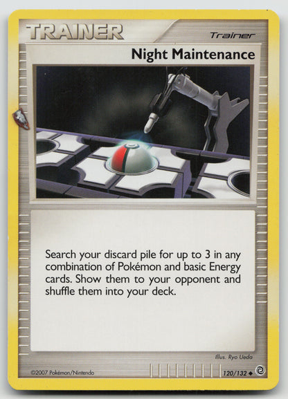 Night Maintenance Uncommon Normal SW 120/132 MP