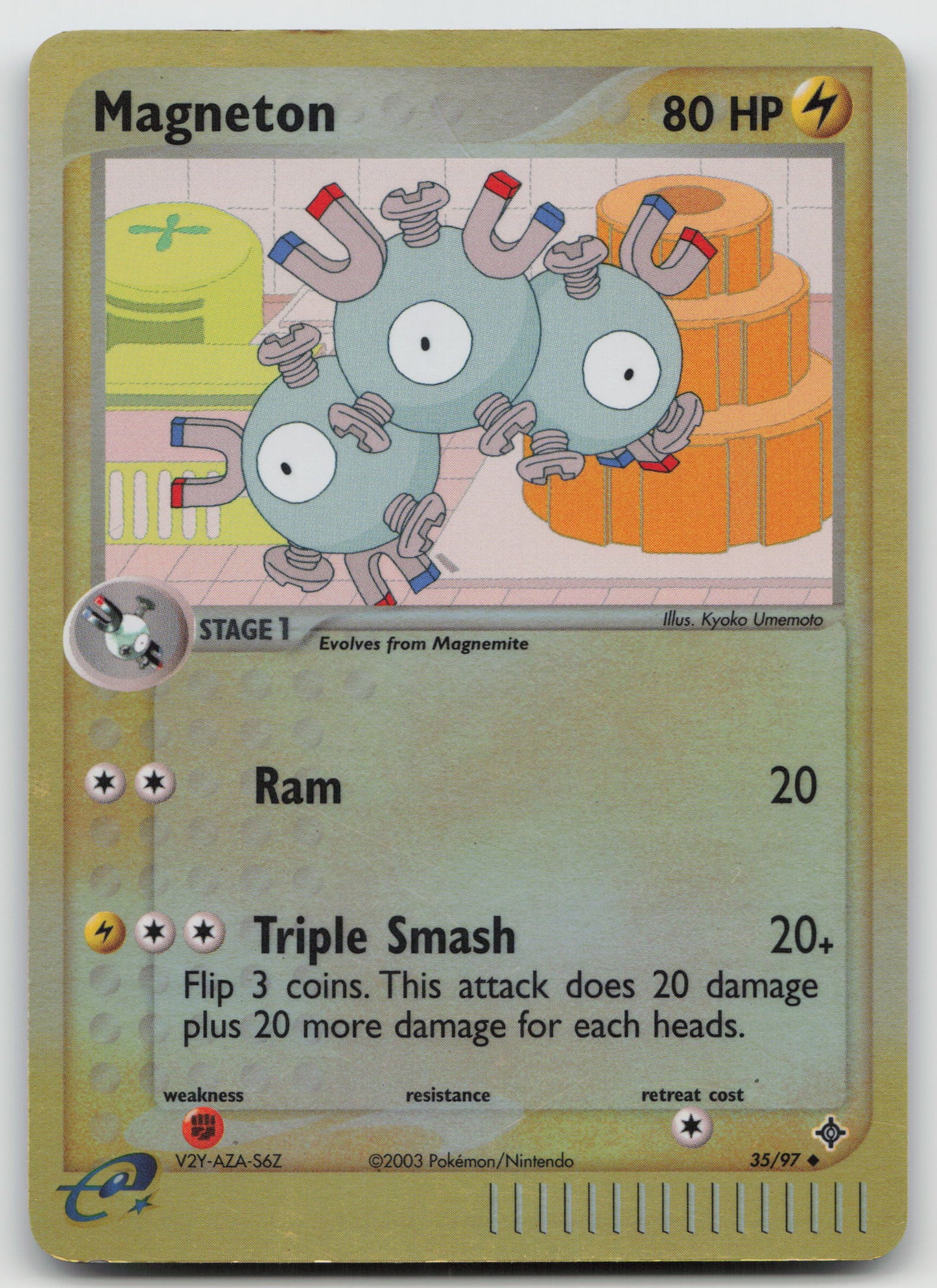 Magneton - Uncommon Reverse Holo DR 35/97 LP