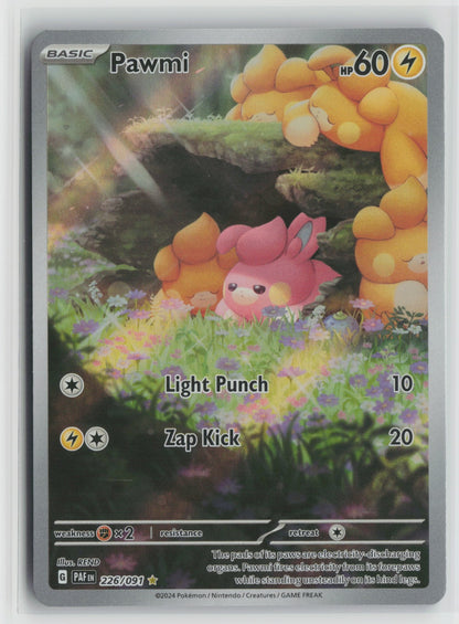 Pawmi - Illustration Rare Holo PAF 226/091 NM