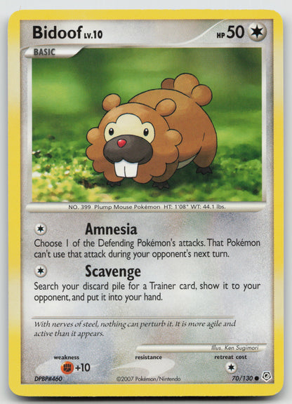 Bidoof Common Normal DP 70/130 NM