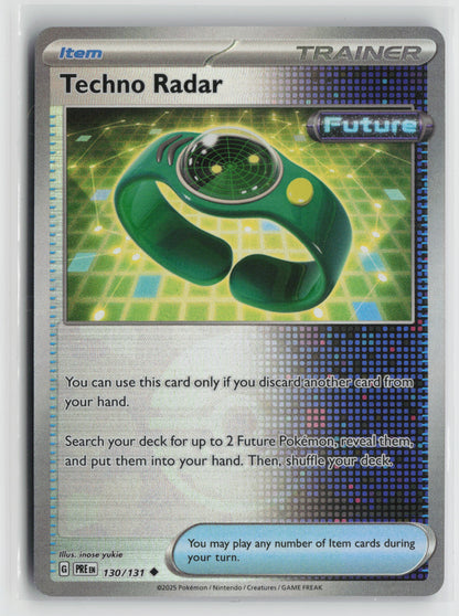 Techno Radar (Poke Ball Pattern) Uncommon SV: Prismatic Evolutions 130/131 NM
