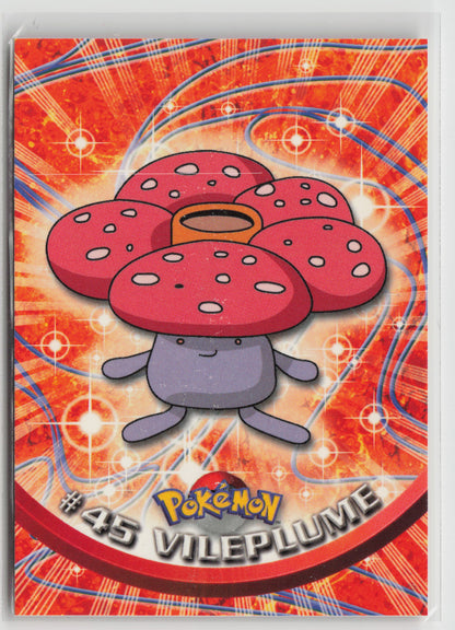 Vileplume #45 Topps TV Animation Series 1999 Non-Holo NM