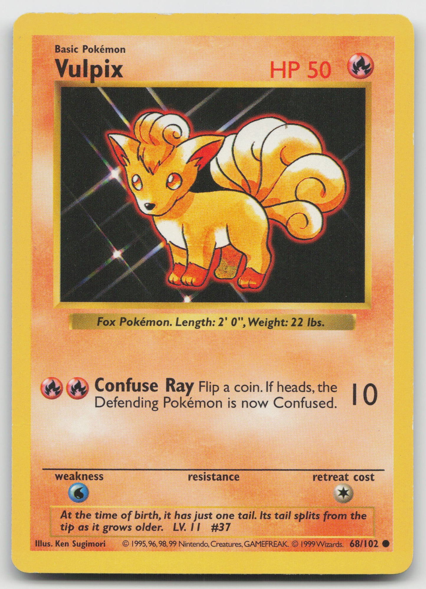 Vulpix Common Normal BS 068/102 LP