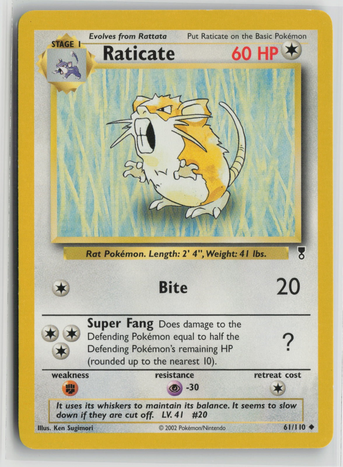 Raticate Uncommon LC 061/110 LP