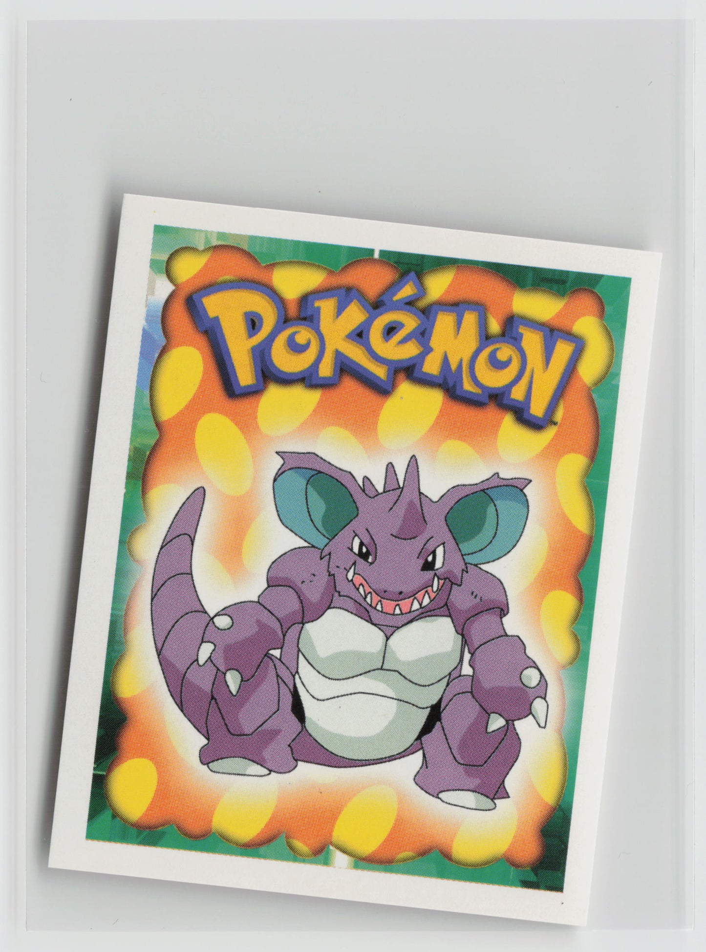 Nidoking - Merlin Topps Sticker 1999 #34 NM