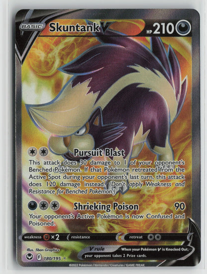 Skuntank V (Full Art) Ultra Rare Holo SWSH12 180/195 NM