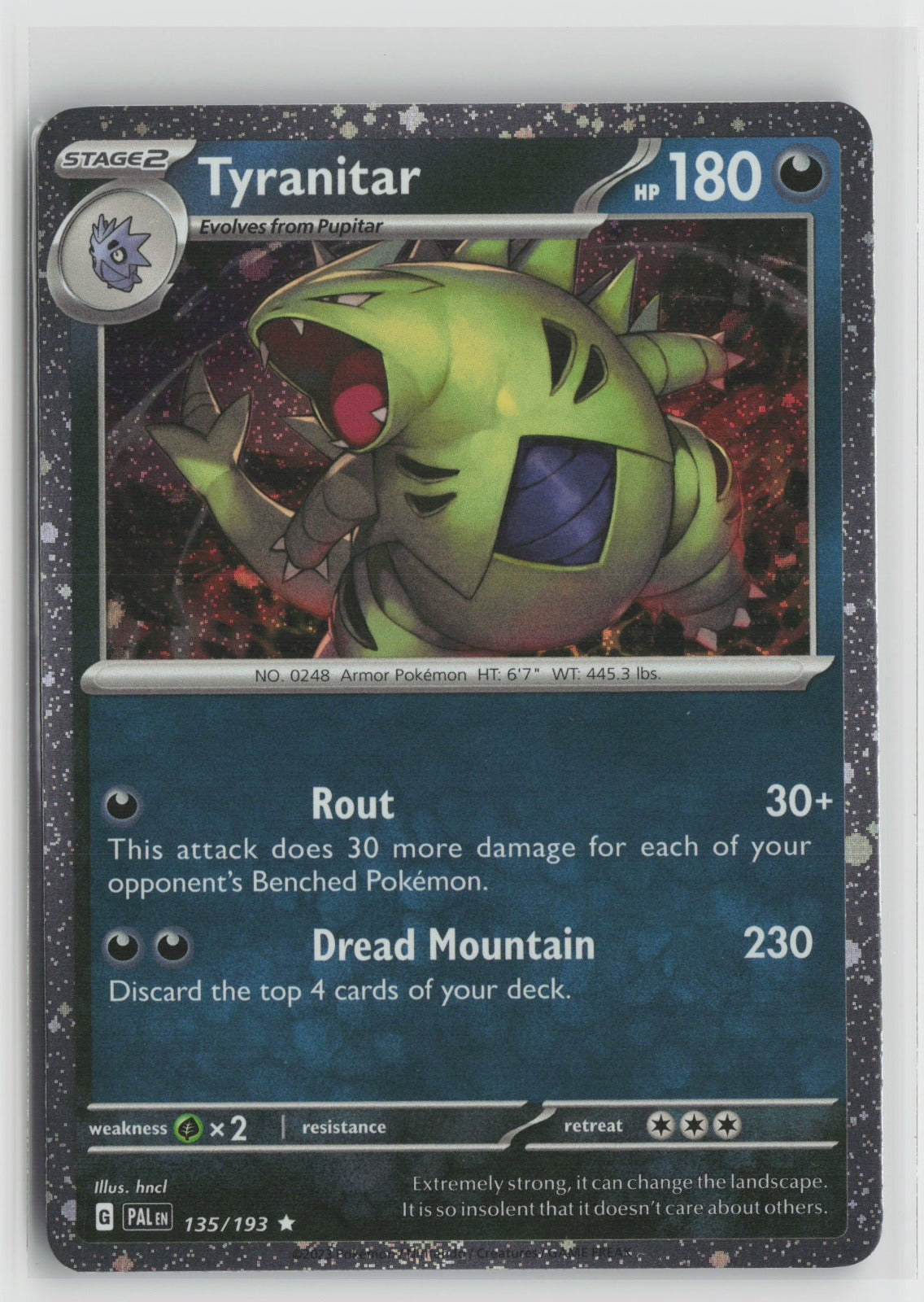 Tyranitar - (Cosmo Foil) Promo Holo MCAP 135/193 NM