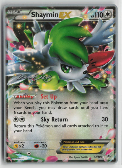 Shaymin EX Ultra Rare Holo ROS 77/108 LP