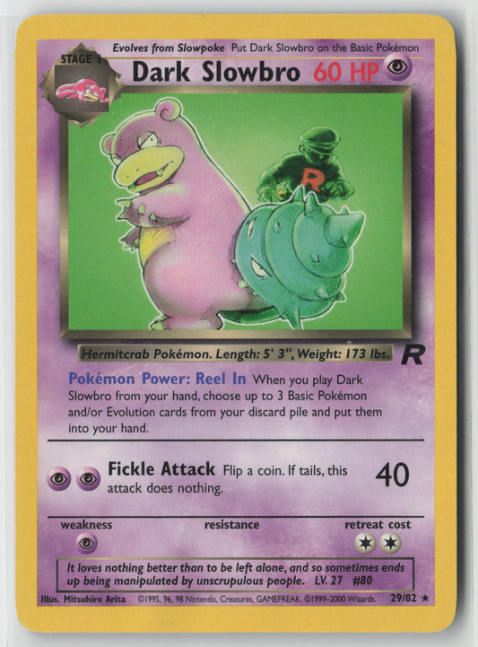 Dark Slowbro (29) Rare Team Rocket 29/82 MP