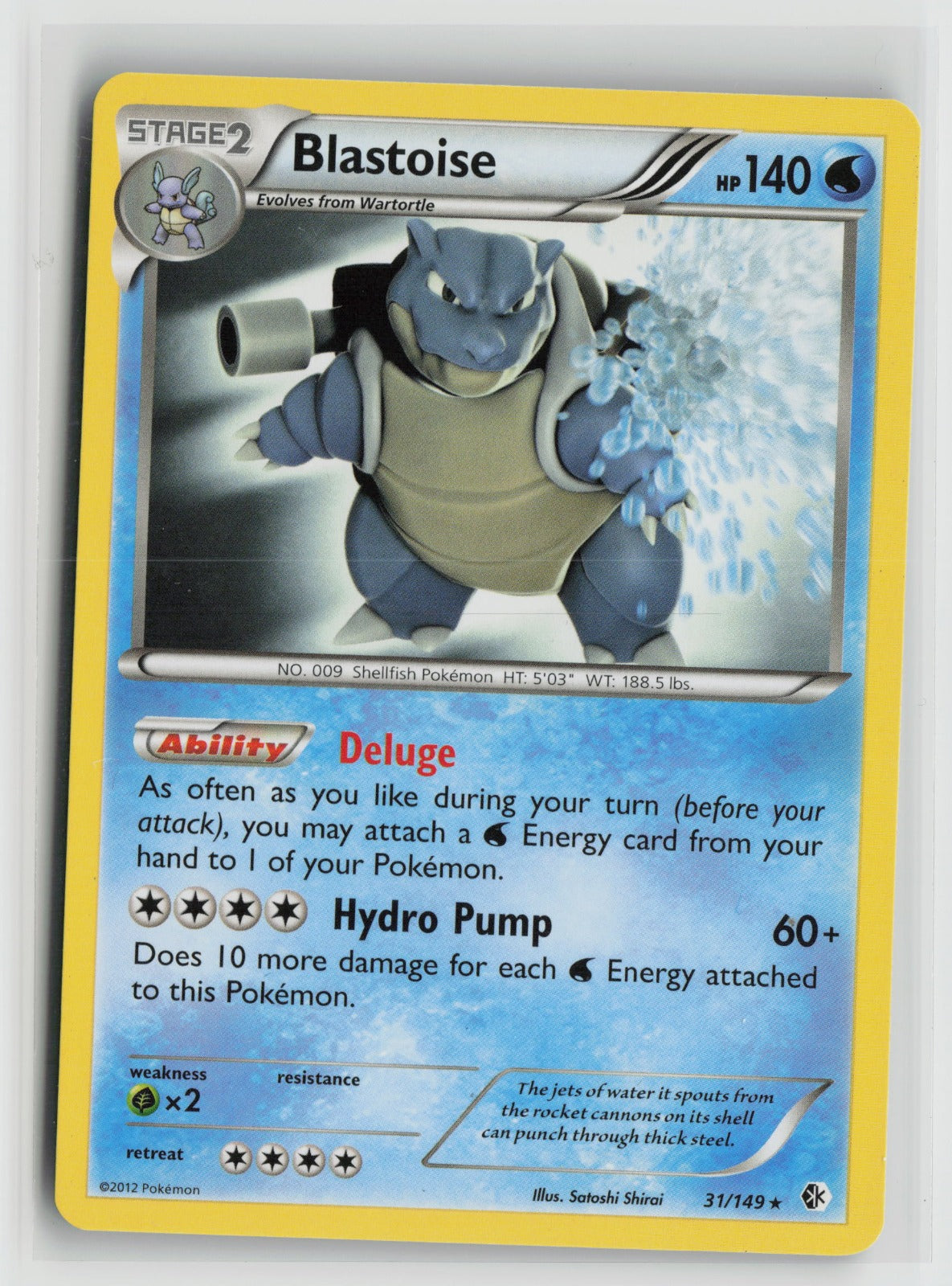 Blastoise Holo Rare BCR 31/149 NM